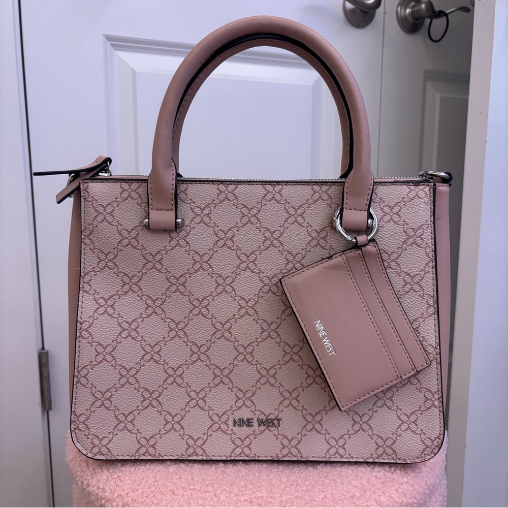 Nine West Pink Satchel Bag Stylish and Versatile
